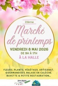 Marché de Printemps 8 Mai à 51520 St Martin sur le Pré